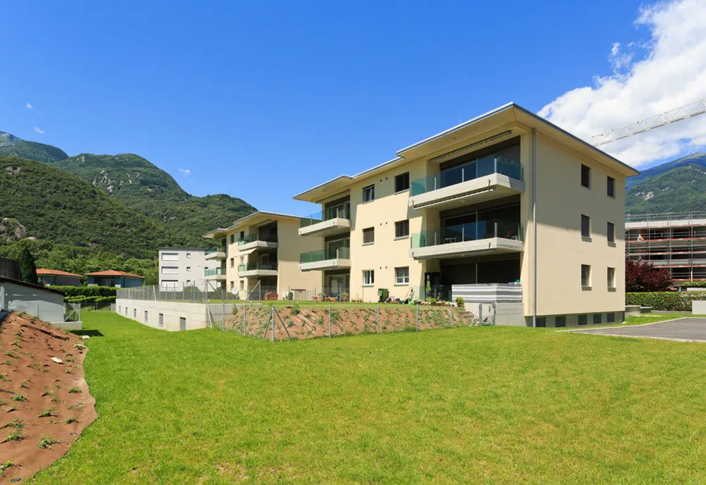 Complesso residenziale nella valle
